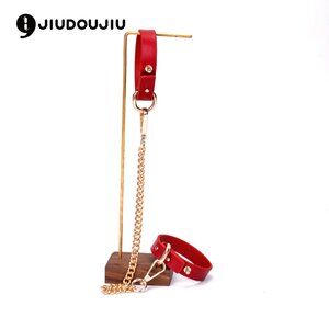 Cowhide Bracelet Red